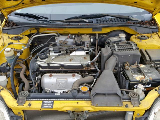 JA3AJ86E23U002590 - 2003 MITSUBISHI LANCER OZ YELLOW photo 7