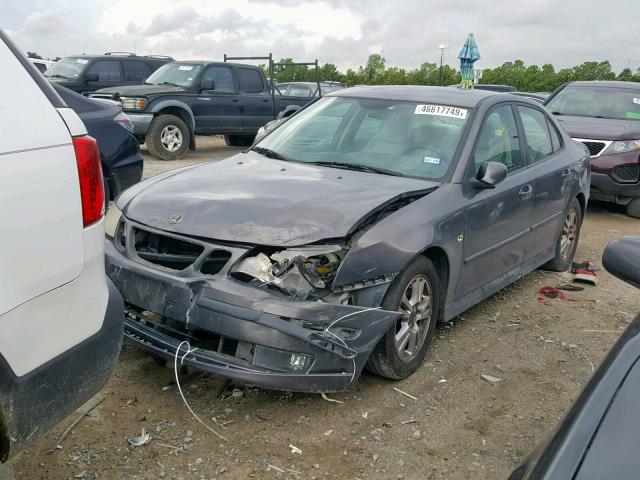 YS3FD49Y661101473 - 2006 SAAB 9-3 GRAY photo 2