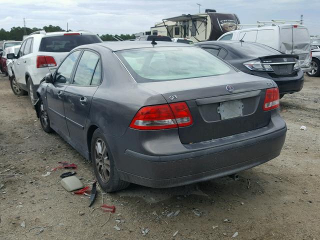 YS3FD49Y661101473 - 2006 SAAB 9-3 GRAY photo 3