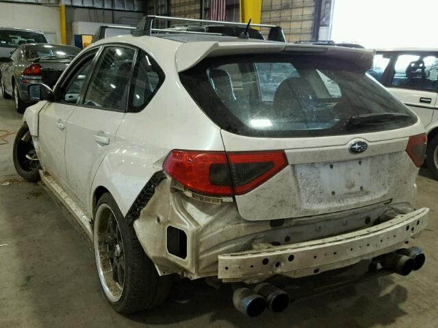 JF1GR7E60DG869484 - 2013 SUBARU IMPREZA WR WHITE photo 3