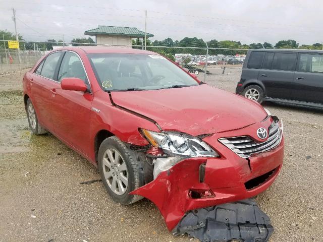 4T1BB46K38U032945 - 2008 TOYOTA CAMRY HYBR RED photo 1