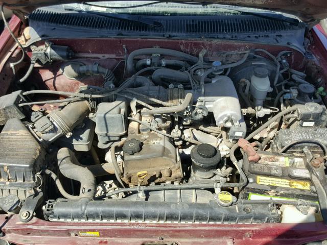 5TENM92N81Z869938 - 2001 TOYOTA TACOMA PRE RED photo 7