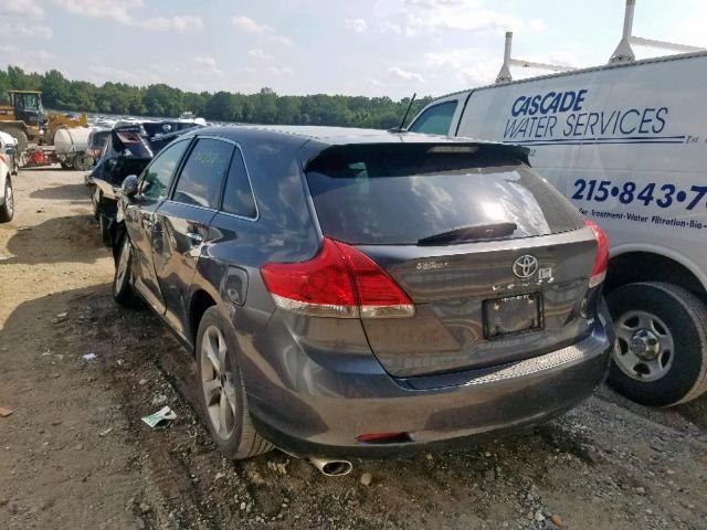 4T3BK3BBXBU058389 - 2011 TOYOTA VENZA GRAY photo 3