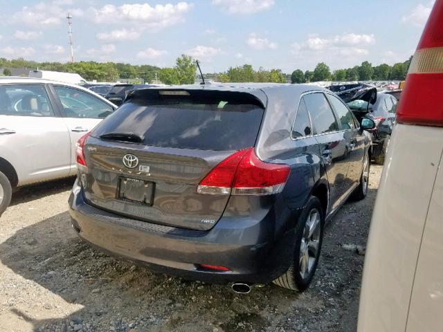 4T3BK3BBXBU058389 - 2011 TOYOTA VENZA GRAY photo 4