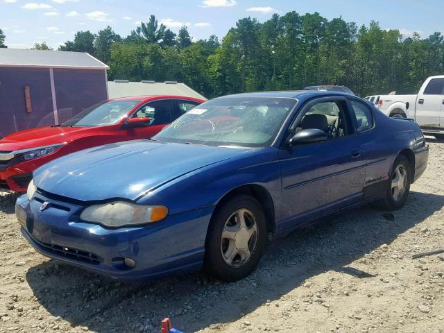 2G1WX12K749209086 - 2004 CHEVROLET MONTE CARL BLUE photo 2