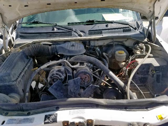 1B7GG26X9XS312777 - 1999 DODGE DAKOTA WHITE photo 7