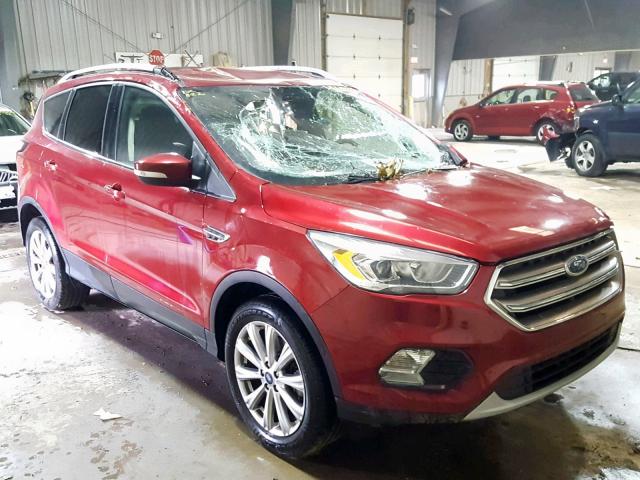 1FMCU9J98HUB87281 - 2017 FORD ESCAPE TIT RED photo 1