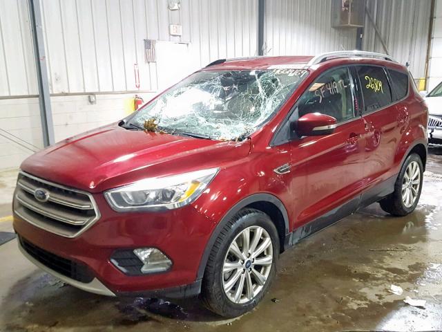 1FMCU9J98HUB87281 - 2017 FORD ESCAPE TIT RED photo 2