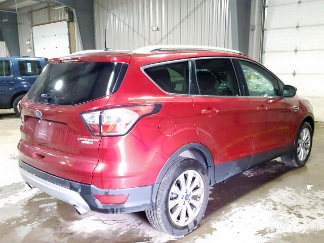 1FMCU9J98HUB87281 - 2017 FORD ESCAPE TIT RED photo 4