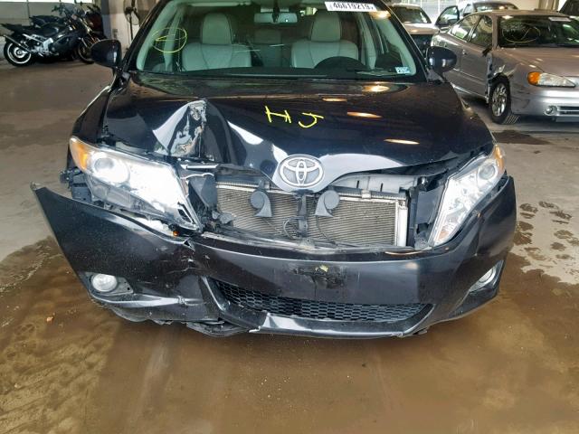 4T3BK11A59U020642 - 2009 TOYOTA VENZA BLACK photo 7