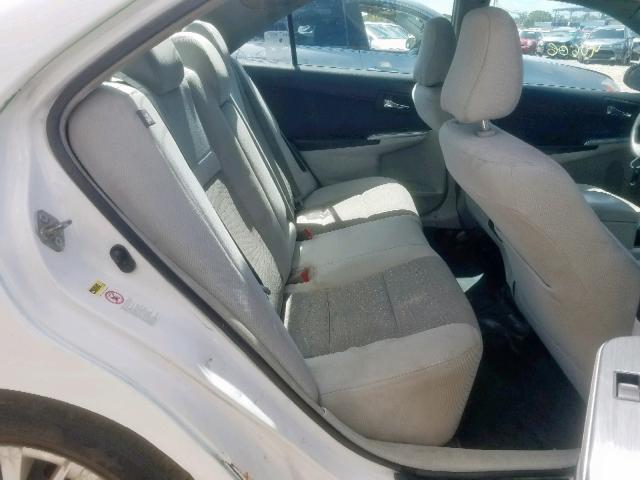 4T1BD1FK6CU012464 - 2012 TOYOTA CAMRY HYBR WHITE photo 6