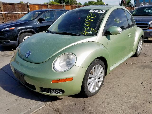 3VWRW31C88M503569 - 2008 VOLKSWAGEN NEW BEETLE მწვანე ფოტო 2