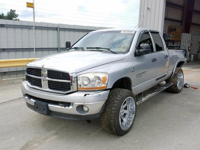 1D7KS28C06J232989 - 2006 DODGE RAM 2500 S SILVER photo 2