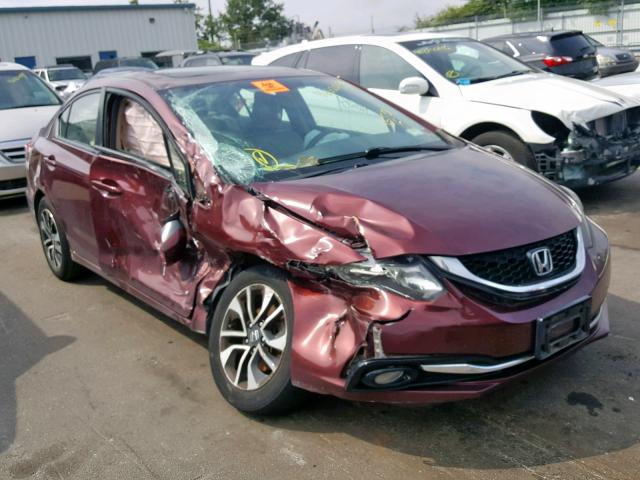 2HGFB2F9XDH527665 - 2013 HONDA CIVIC EXL 红色 照片 1