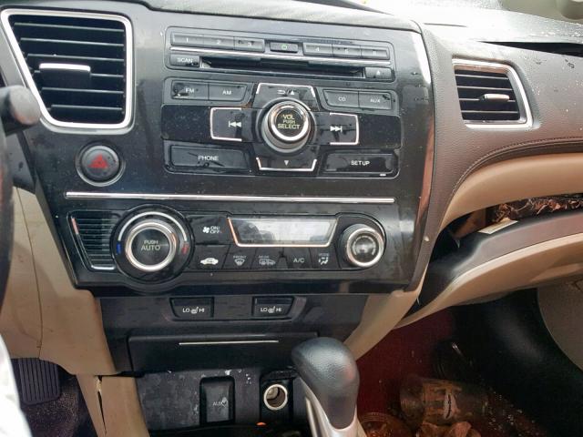 2HGFB2F9XDH527665 - 2013 HONDA CIVIC EXL 红色 照片 9