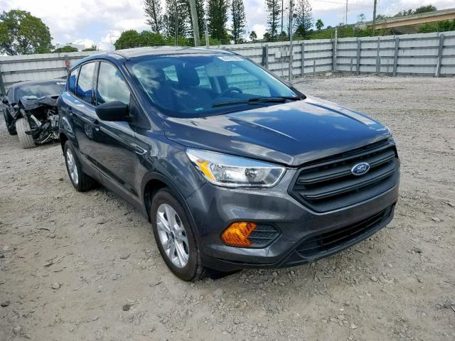 1FMCU0F77HUB37068 - 2017 FORD ESCAPE S GRAY photo 1