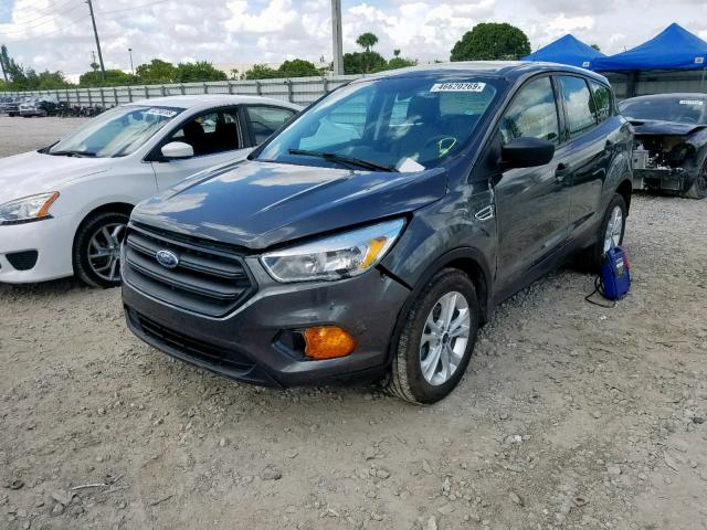 1FMCU0F77HUB37068 - 2017 FORD ESCAPE S GRAY photo 2