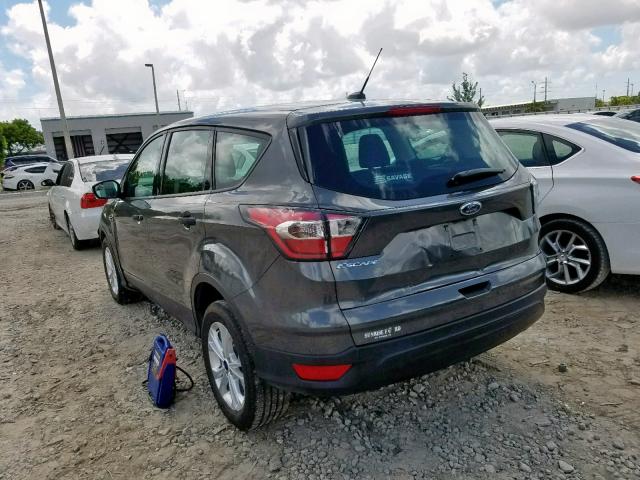 1FMCU0F77HUB37068 - 2017 FORD ESCAPE S GRAY photo 3