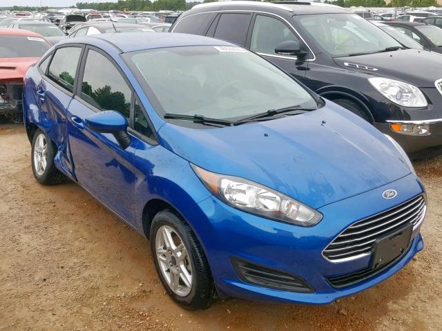 3FADP4BJ4KM112168 - 2019 FORD FIESTA SE BLUE photo 1