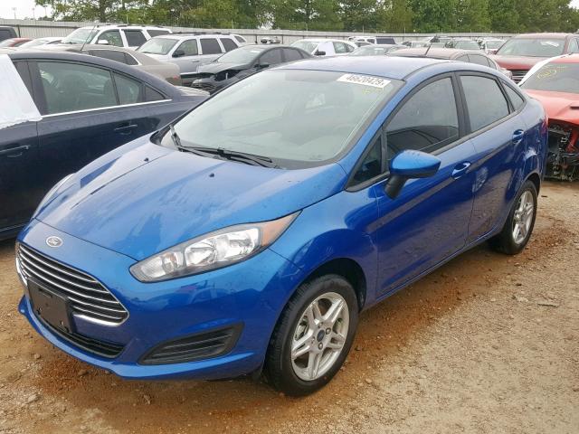 3FADP4BJ4KM112168 - 2019 FORD FIESTA SE BLUE photo 2