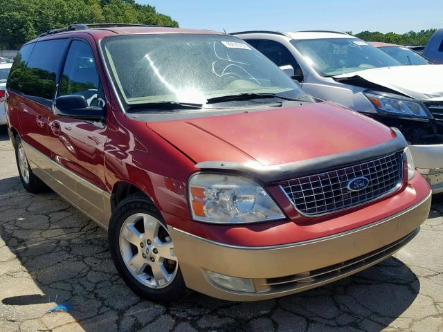 2FMDA582X4BA99525 - 2004 FORD FREESTAR L RED photo 1