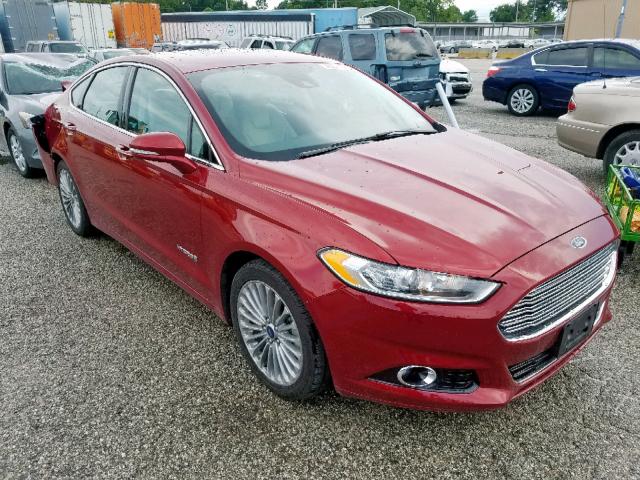 3FA6P0RU6ER227072 - 2014 FORD FUSION TIT MAROON photo 1