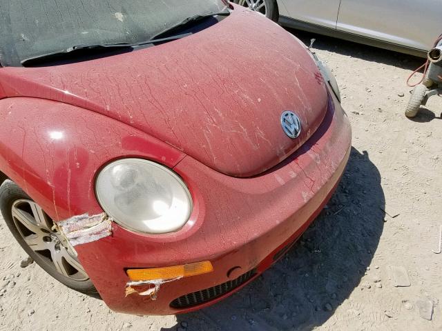 3VWRW31C56M402258 - 2006 VOLKSWAGEN NEW BEETLE Rot Foto 9