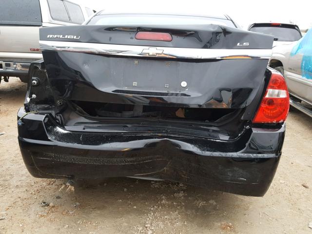 1G1ZS58F97F197368 - 2007 CHEVROLET MALIBU LS 黑色 照片 9