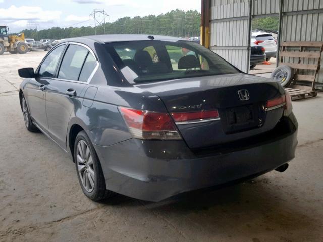 1HGCP2F81BA126917 - 2011 HONDA ACCORD EXL GRAY photo 3