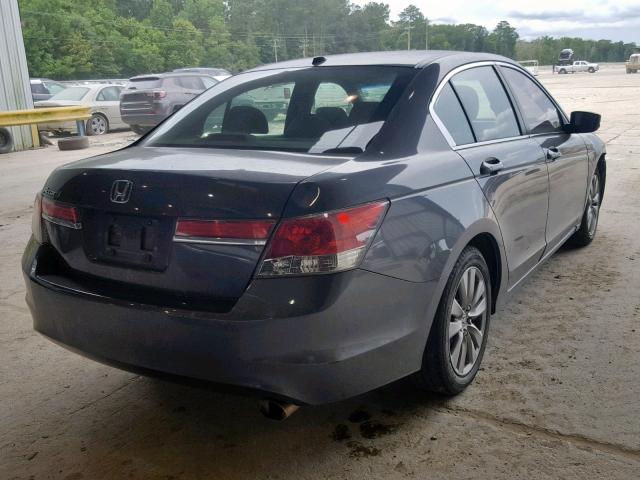 1HGCP2F81BA126917 - 2011 HONDA ACCORD EXL GRAY photo 4