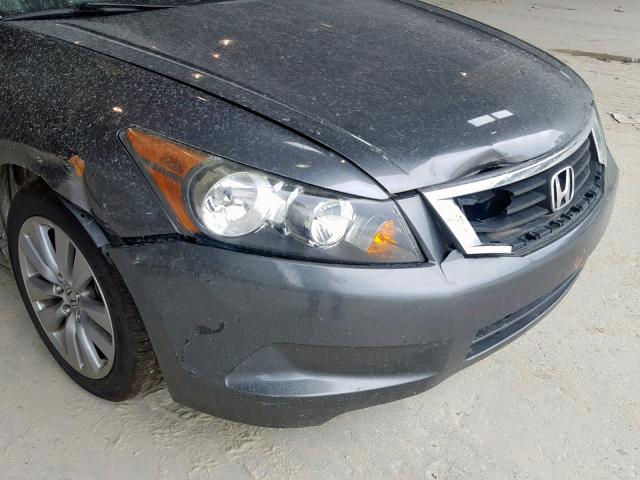 1HGCP2F81BA126917 - 2011 HONDA ACCORD EXL GRAY photo 9