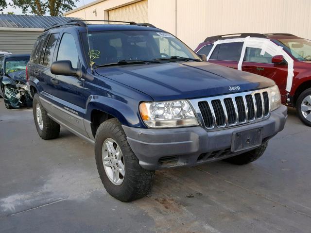 1J4GW48S82C302500 - 2002 JEEP GRAND CHER BLUE photo 1