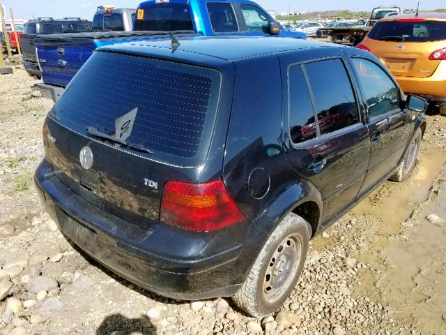 9BWFP21J024057924 - 2002 VOLKSWAGEN GOLF GL TD BLACK photo 4