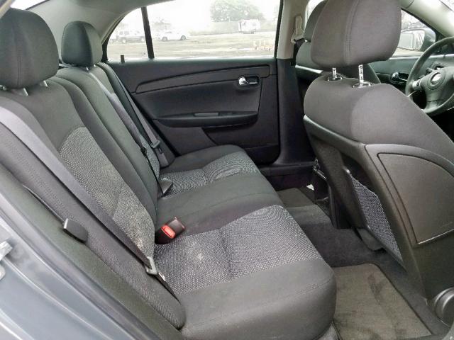 1G1ZH57B99F192204 - 2009 CHEVROLET MALIBU 1LT GRAY photo 6
