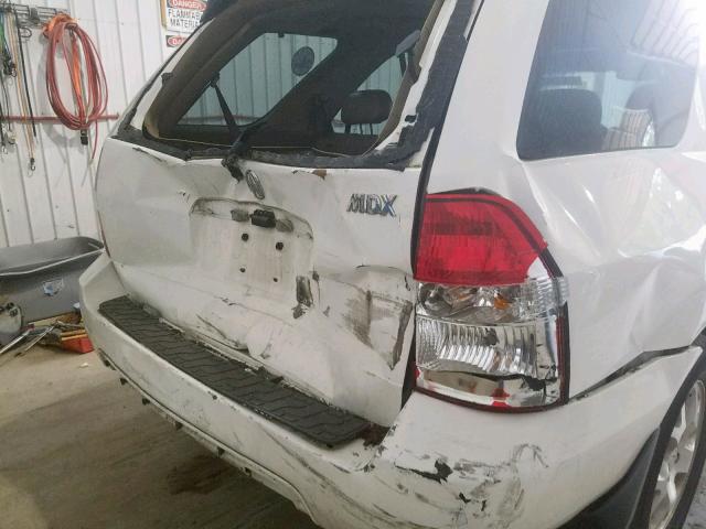 2HNYD18812H515850 - 2002 ACURA MDX TOURIN WHITE photo 9