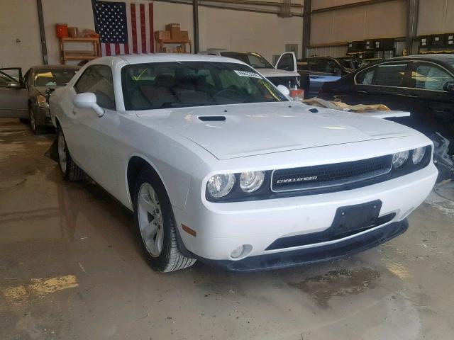 2C3CDYAG1DH700305 - 2013 DODGE CHALLENGER WHITE photo 1