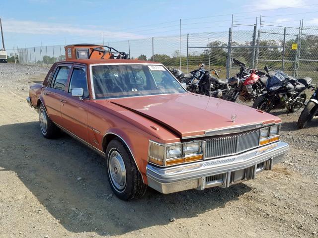 6S69B8Q453091 - 1978 CADILLAC SEVILLE ORANGE photo 1