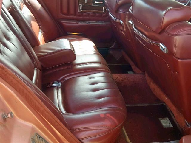 6S69B8Q453091 - 1978 CADILLAC SEVILLE ORANGE photo 6