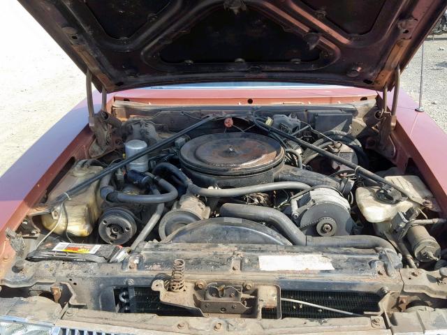 6S69B8Q453091 - 1978 CADILLAC SEVILLE ORANGE photo 7