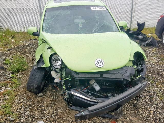 3VWCD21CX3M417324 - 2003 VOLKSWAGEN NEW BEETLE მწვანე ფოტო 9