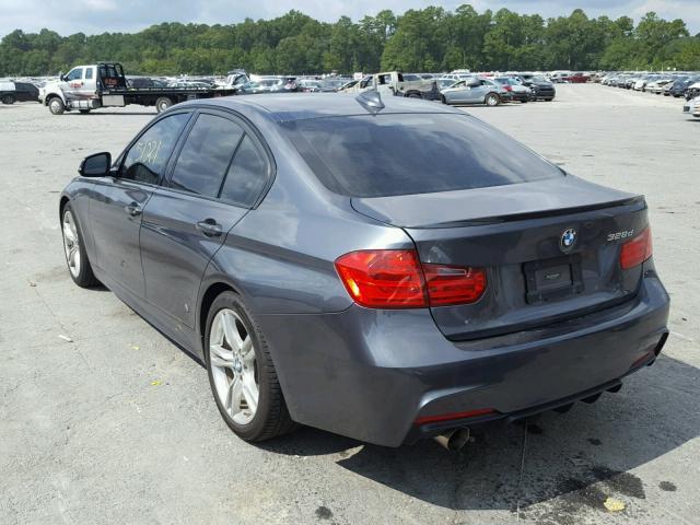 WBA3D3C59EK156377 - 2014 BMW 328 D GRAY photo 3