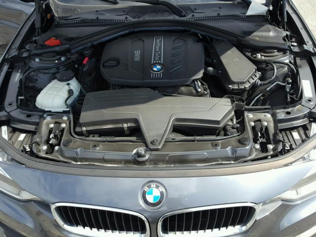 WBA3D3C59EK156377 - 2014 BMW 328 D GRAY photo 7