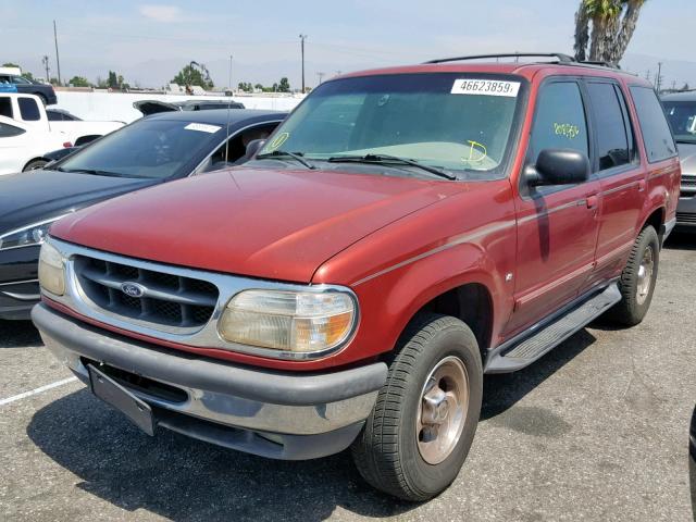 1FMZU32P2WZC00286 - 1998 FORD EXPLORER RED photo 2