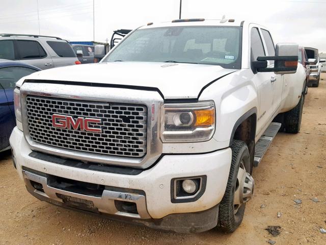 1GT424E8XFF549521 - 2015 GMC SIERRA K35 WHITE photo 2