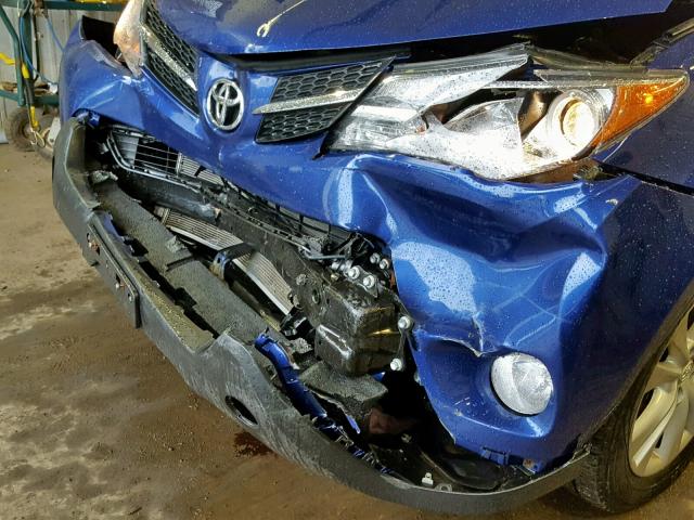 2T3DFREV2FW376163 - 2015 TOYOTA RAV4 LIMIT BLUE photo 9