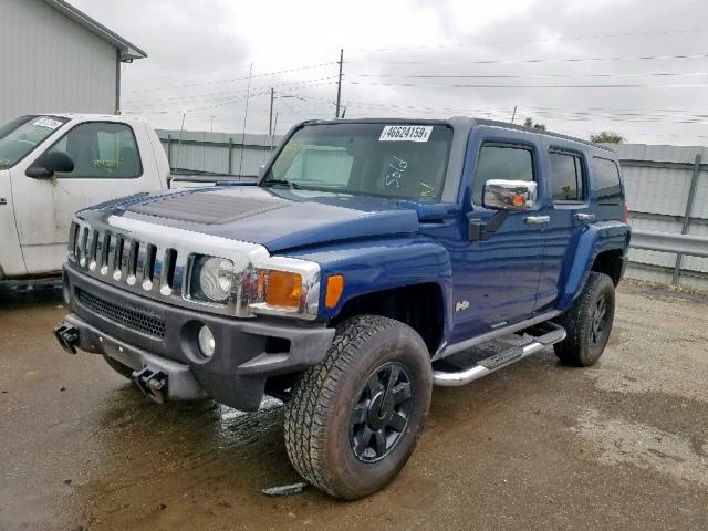 5GTDN136468172639 - 2006 HUMMER H3 BLUE photo 2