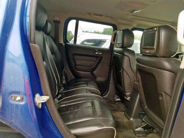 5GTDN136468172639 - 2006 HUMMER H3 BLUE photo 6