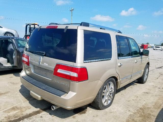 5LMFU28557LJ10599 - 2007 LINCOLN NAVIGATOR თაფლისფერი ფოტო 4