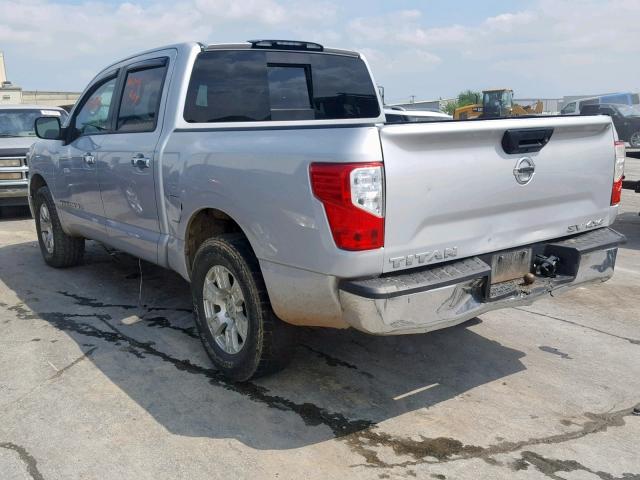 1N6AA1EJ4JN518655 - 2018 NISSAN TITAN S SILVER photo 3