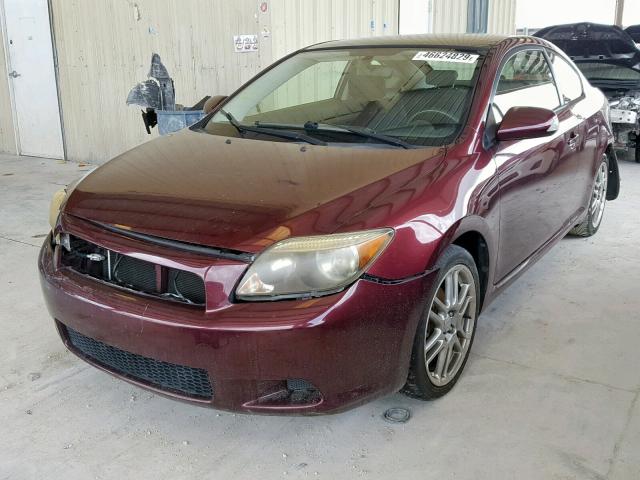 JTKDE167760142084 - 2006 TOYOTA SCION TC ბურგუნდია ფოტო 2